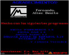 Pantalla informativa